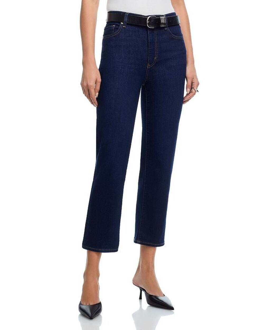 Frame Pixie Le Sleek Jeans Fairway Blue High Rise Straight Leg Women's 32
